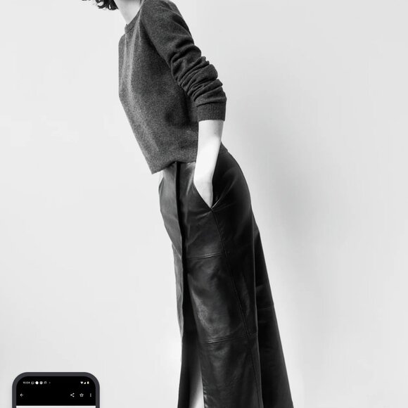 Current season H&M women's coated wrap maxi skirt - Picture 3 of 8